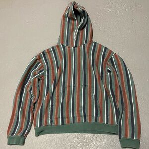 Urban Outfitters Striped Skater Hoodie Men’s Large